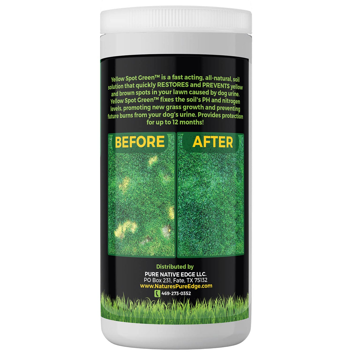 Yellow Spot Green™ Dog Urine Neutralizer for Lawns, Large 32 Ounce