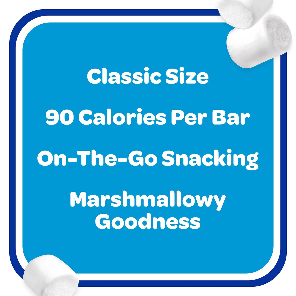 Rice Krispies Treats Crispy Marshmallow Squares, Kids Snacks, Cereal Bars, Original, 3.329lb Box (54 Bars)