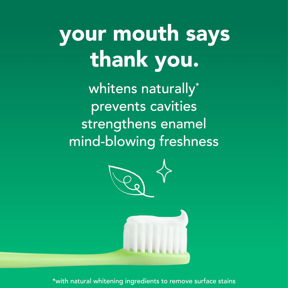 hello Naturally Whitening Toothpaste with Fluoride, Mint, 3 Pack, 5 oz