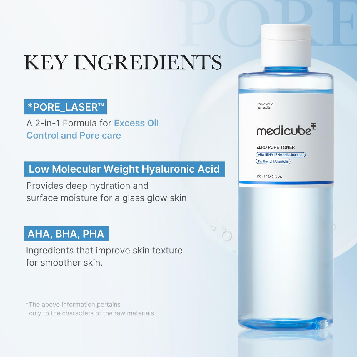 medicube Glass Glow Flawless Pore Care Step 1: Zero Pore Blackhead Deep Cleansing Oil and Zero Pore Toner
