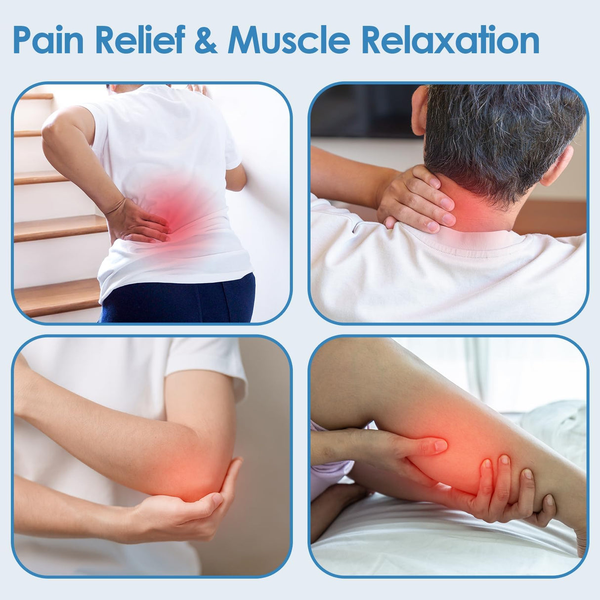 TENS Unit - Wireless Muscle Stimulator for Pain Relief, Dual Channel 16 Intensity TENS EMS Machine, LED-Display Rechargeable Cordless Portable Remote Feet/Leg/Shoulder/Lower Back/Neck Massager