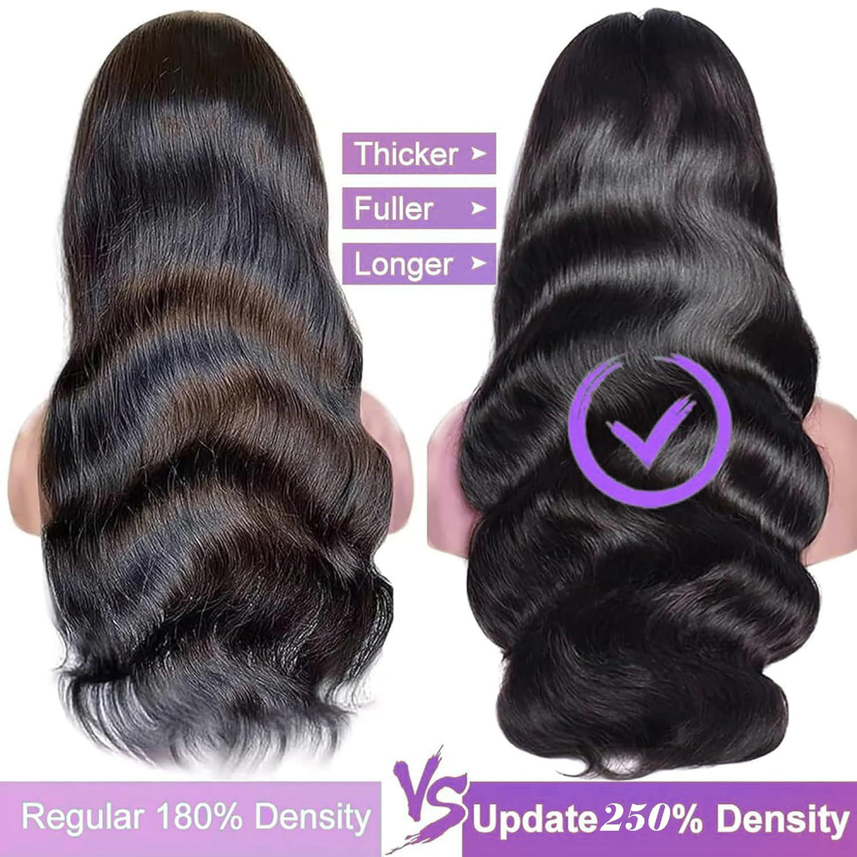 30 Inch Body Wave Lace Front Wigs Human Hair 250% Density 13x6 HD Transparent Lace Front Wigs Human Hair Pre Plucked Brazilian Virgin Human Hair Wigs for Women Glueless Lace Frontal Wig Natural Black