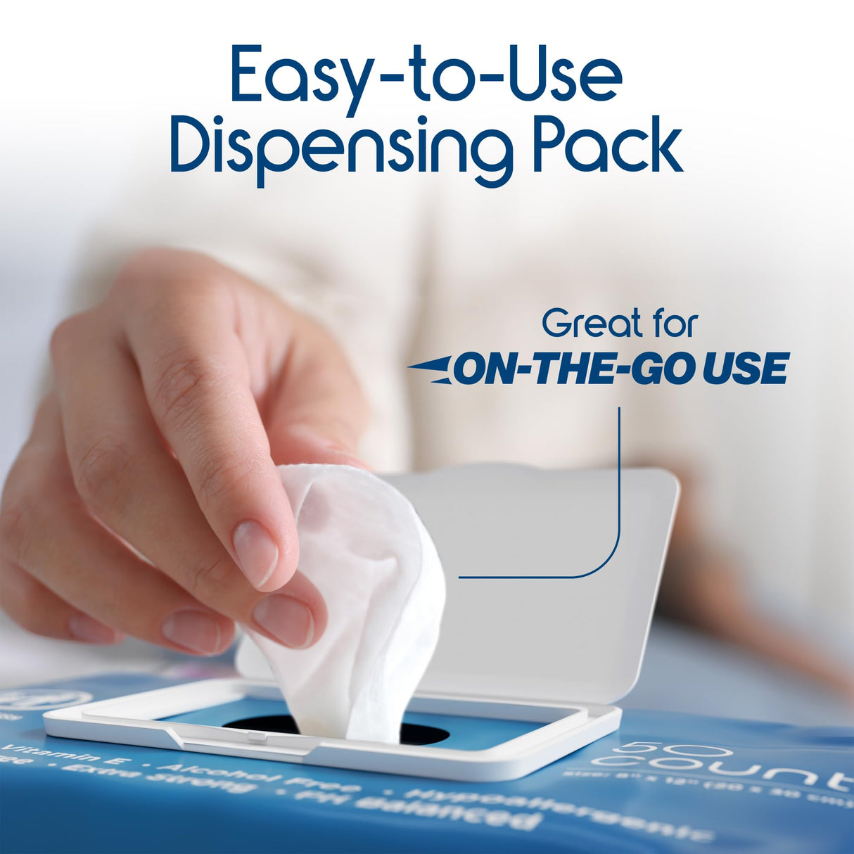 Inspire Adult Wet Wipes, Wash Cloths | Adult Wipes for Incontinence & Cleansing for Elderly, 8"x12" (200 count)