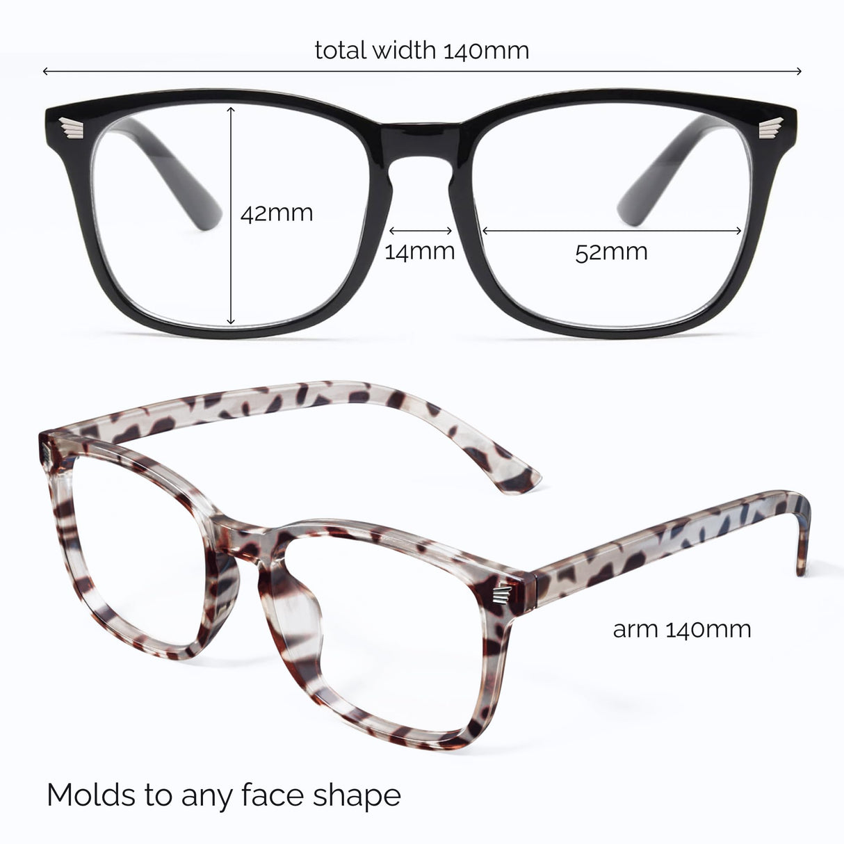 livho High Tech Blue Light Glasses - Advanced 99% Blue Light Blocking Computer Glasses - Anti Eyestrain & UV Glare Protection