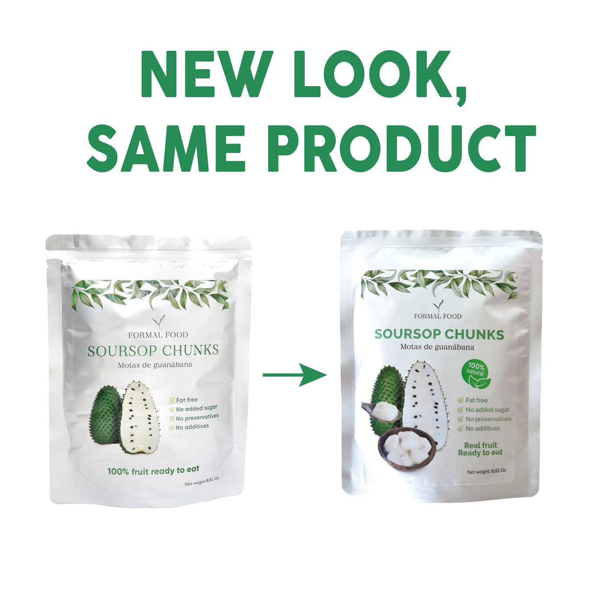 Soursop (Guanabana) Fruit 100% Natural And Real - No Added Sugar, No Preservatives - 8,82 Oz (Soursop Pack of 3)