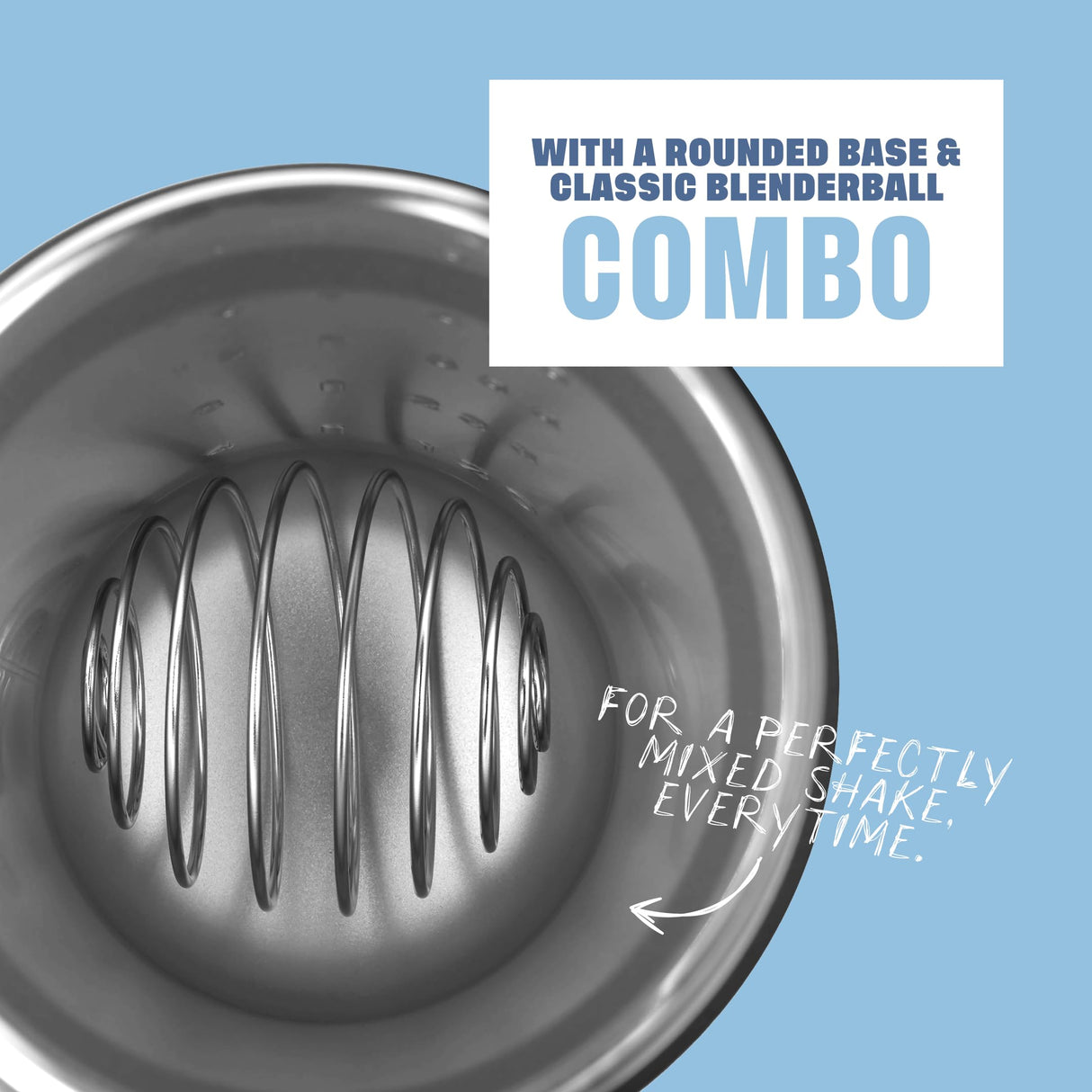 BlenderBottle Sport Sleek Insulated Stainless Steel Shaker Bottle with Wire Whisk, 25-Ounce, Dusty Blue – Protein Shakes & Hydration for Athletes & Fitness Enthusiasts, Easy Mixing, Slim Easy to Hold, Keeps Drinks Cold, Lockable Lid