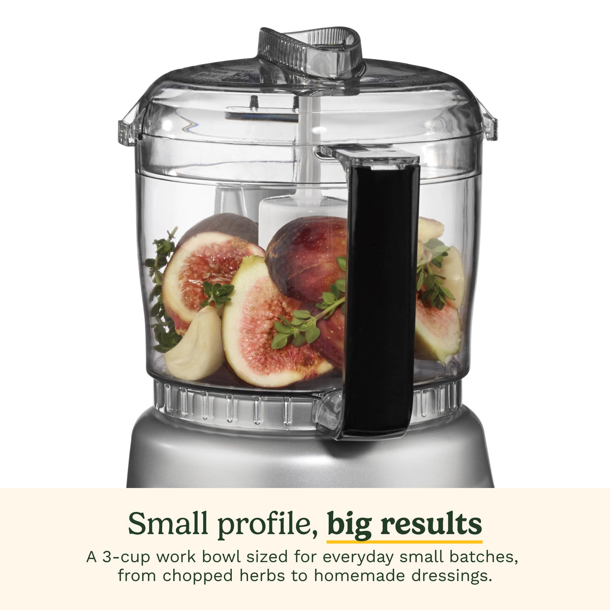 Cuisinart Mini Food Processor, Reversible Blade, 3-Cup Capacity
