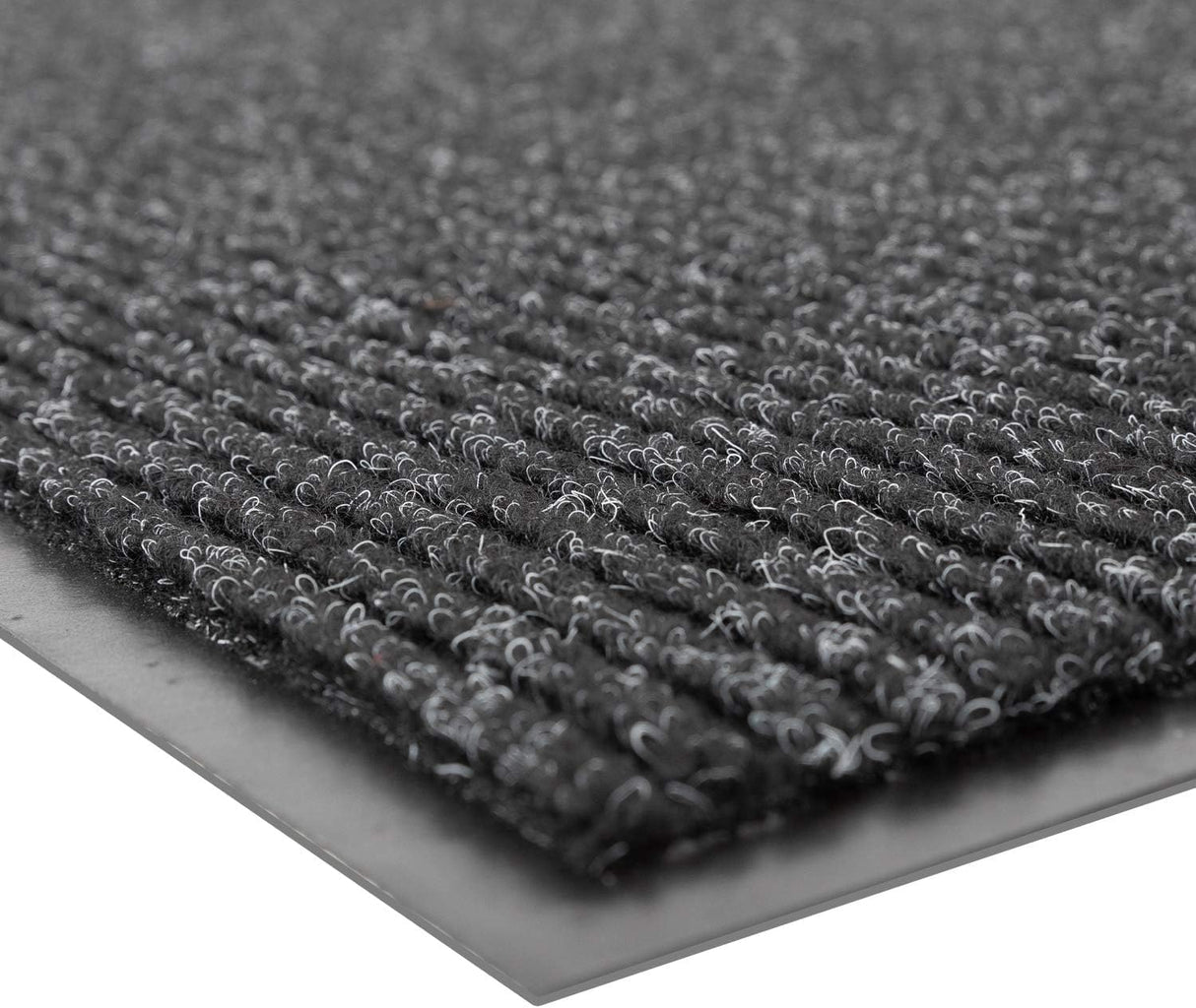 Notrax 109 Industrial Door Mat, 3' x 4' Entrance Mat, Heavy Duty Commercial Rugs for Entryway, Welcome Lobbies, Garage, and Mudroom, Made in the USA, Charcoal Black, Brush Step 109S0034CH