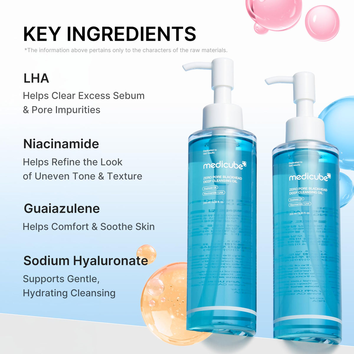 medicube Cleansing Oil Zero Pore, Makeup Remover, Blackhead & Pore Care