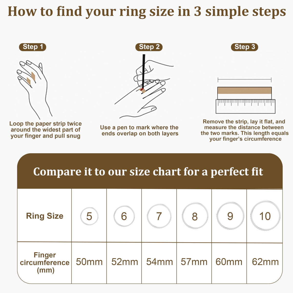 2-Pack Stackable Bands for Oura Ring 5/Ring 4/Ring 4 Ceramic/Gen 3 Stack