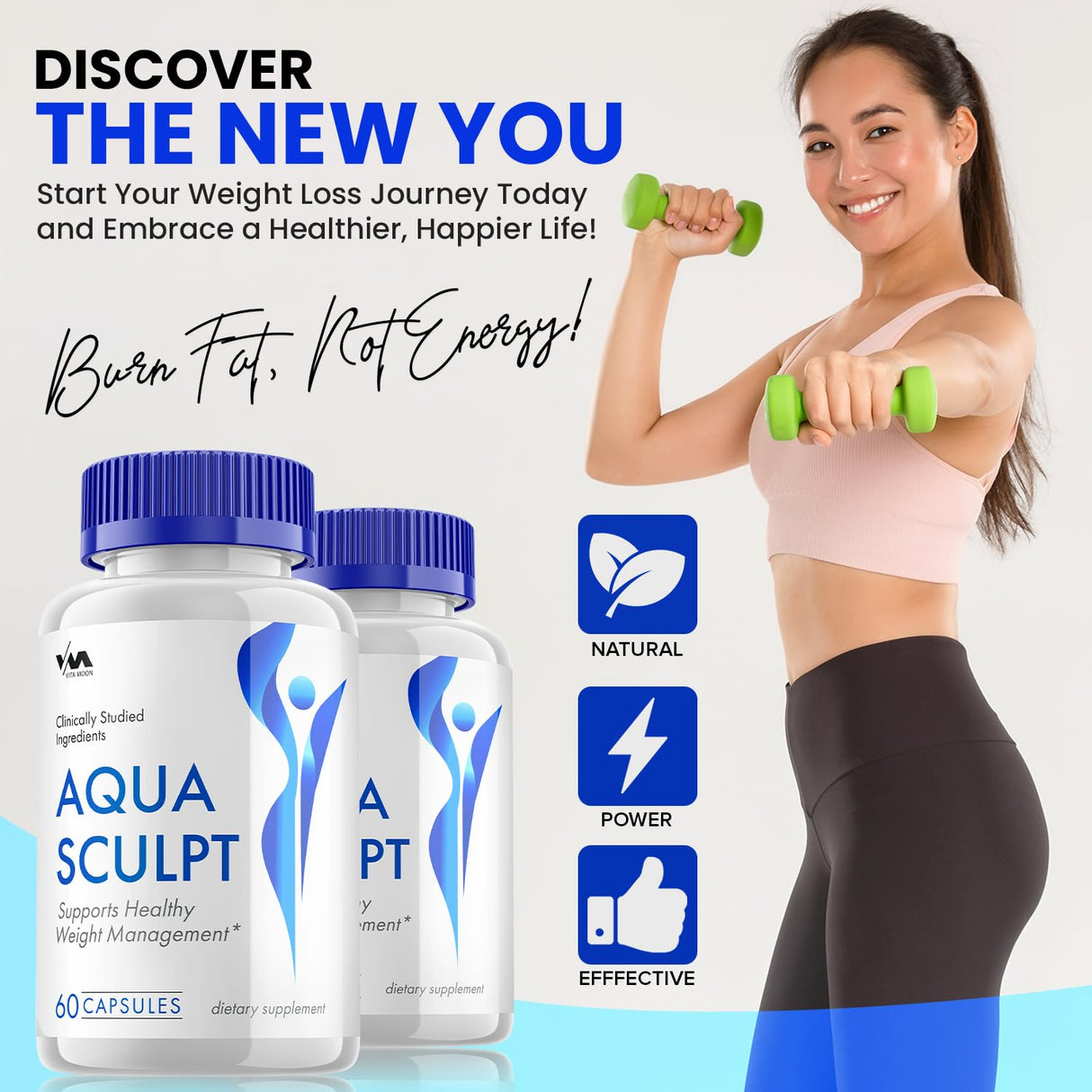 (2 Pack) Aqua Sculpt Advanced Formula Pills, AquaSculpt Support Supplement, Supports Overall Wellness, Aqua Sculpt Maximum Strength (120 Capsules)