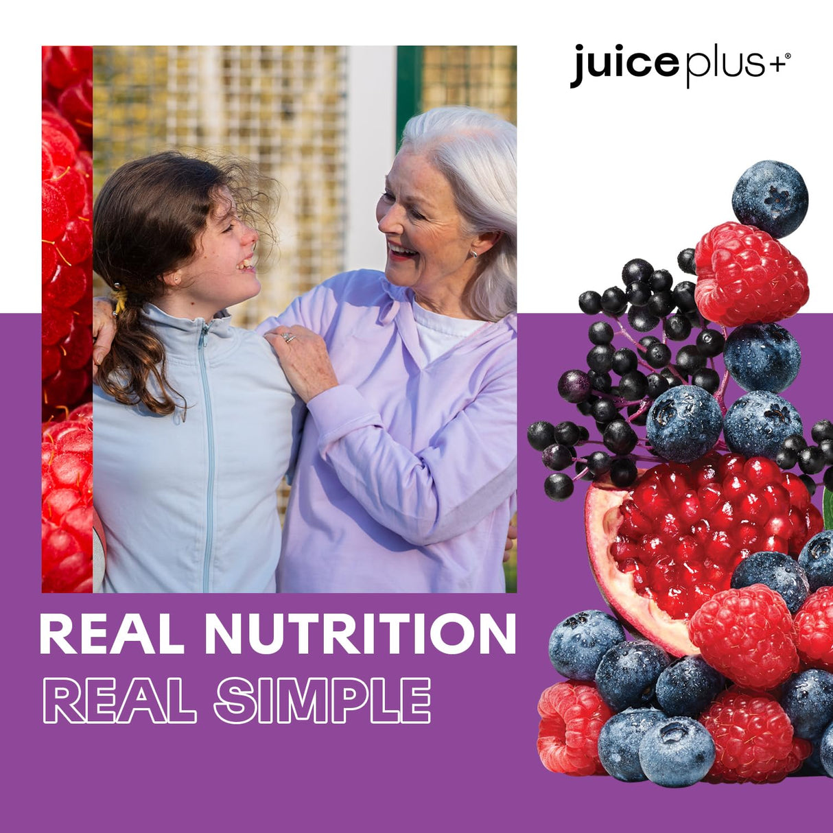 Juice Plus+ Berry Blend Soft Chews - Tasty, Vegan Gummies for All Ages - Nutrients from 12 Superfood Ingredients Including Elderberry, Raspberry, Bilberry, Blueberry & More - 120 Chewables