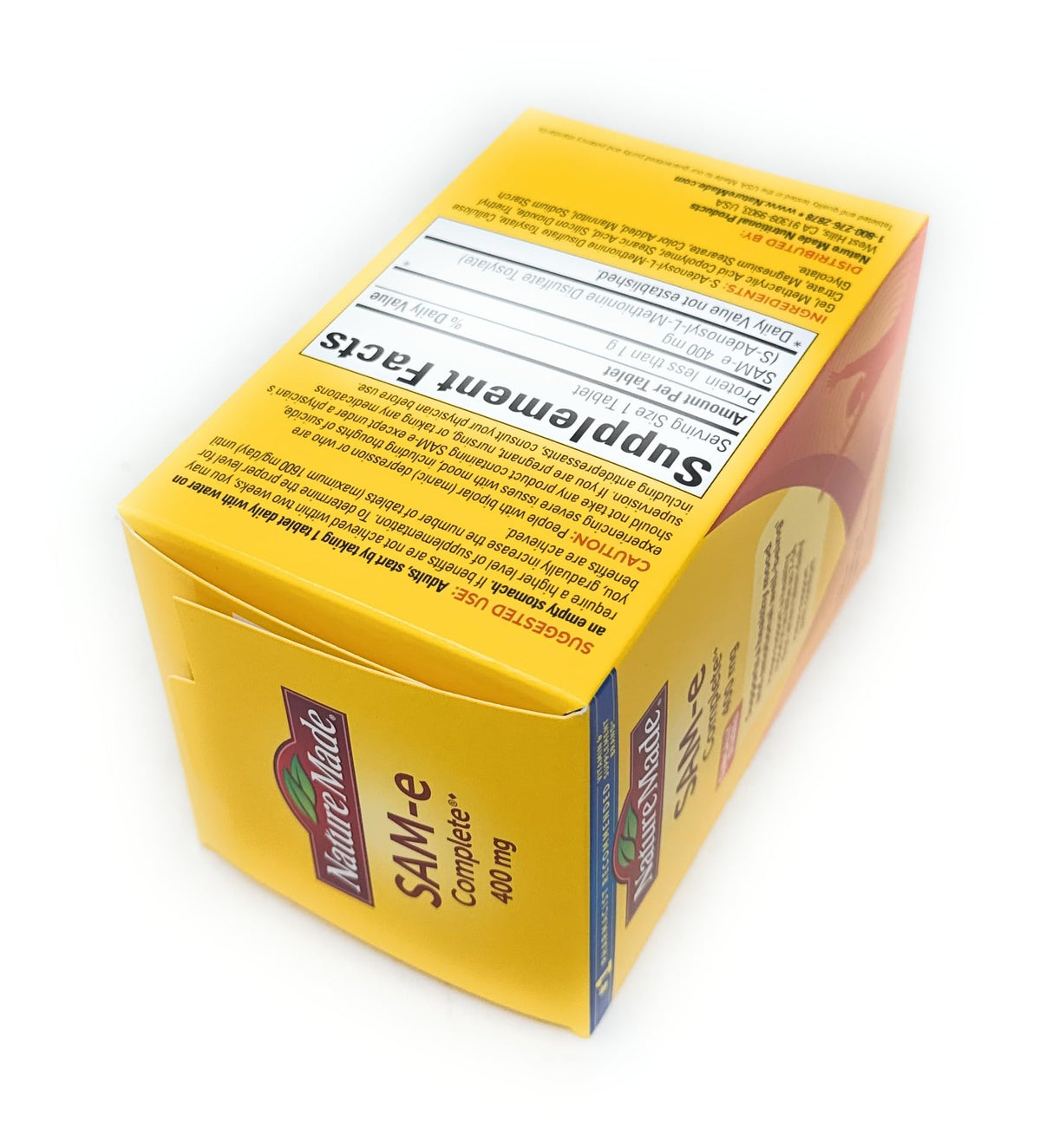 Nature Made SAM-e Complete 400 mg. Tablet (Helps Support Healthy Mood & Joint Comfort) 60 Count