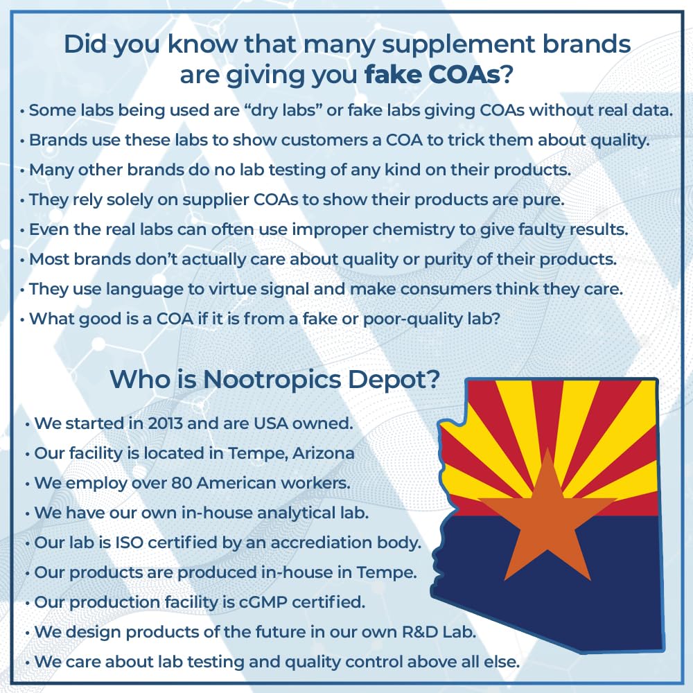 Nootropics Depot Sabroxy® Tablets | 100mg | 90 Count | Minimum 10% Oroxylin-A | Oroxylum indicum | May Help Promote Focus & Motivation | May Help Promote Cognitive Function