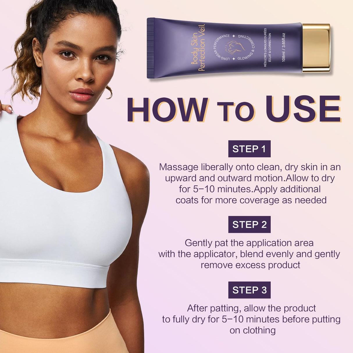 Body Coverage Perfector with Brush | Waterproof Leg & Body Makeup, Tattoo & Scar Cover Up, Long-Lasting Transfer-Resistant Formula, Buildable Full Coverage for All Skin Tones (#01)