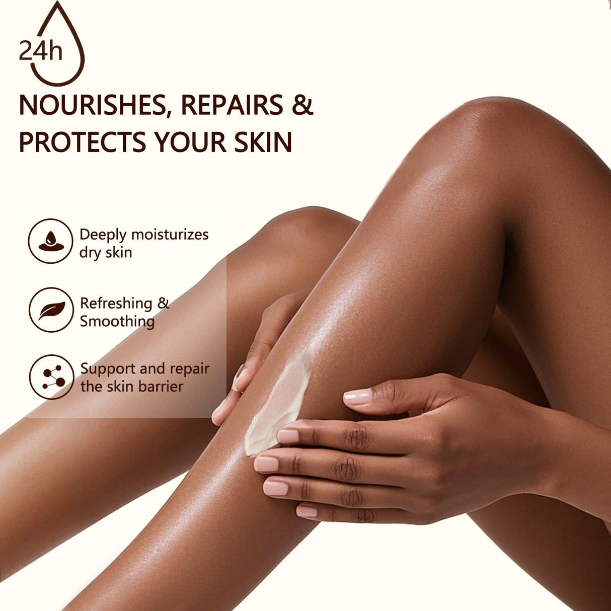 Grass-Fed Beef Tallow Balm for Skin with Raw Honey - Face & Body Moisturizer - Natural Whipped Skin Care Cream for Dry Skin- Hydrating Body Lotion for Nourishment (50g/1.76oz)