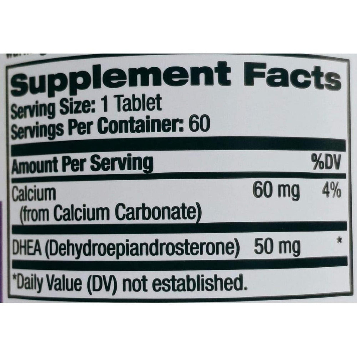 3 Pack DHEA TABS 50 MG 60 2 Pack 60 Count