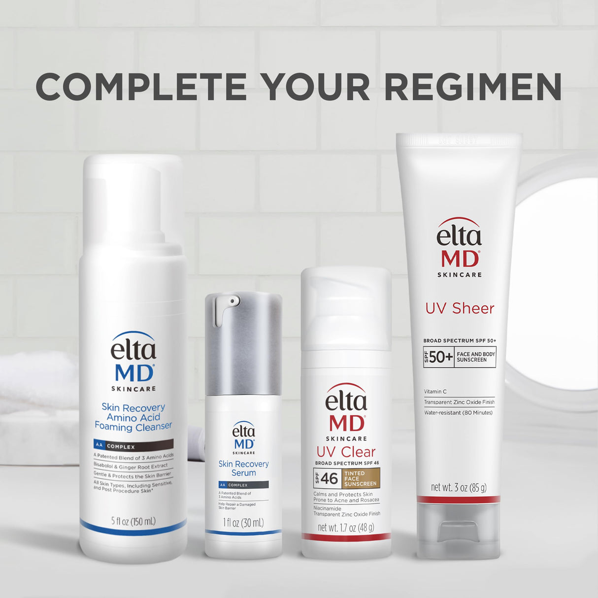 EltaMD UV Clear Tinted Sunscreen for Face, SPF 46 with Zinc Oxide, Oil-Free, Dermatologist Recommended, For Acne-Prone Sensitive Skin, 1.7 oz (Pack of 2)