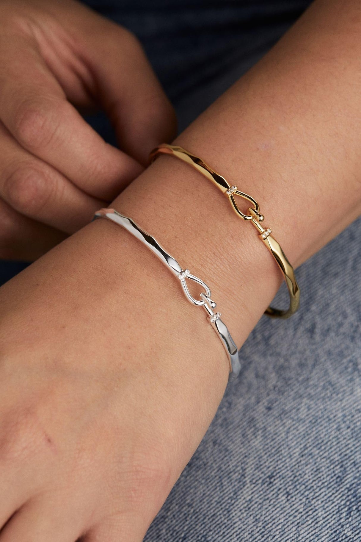 Alex and Ani Faceted Hook Tension Bracelet for Women - Polished Design, Comfortable Tension Clasp, Nickel-Free Bracelet for Women, Ideal Gift Jewelry