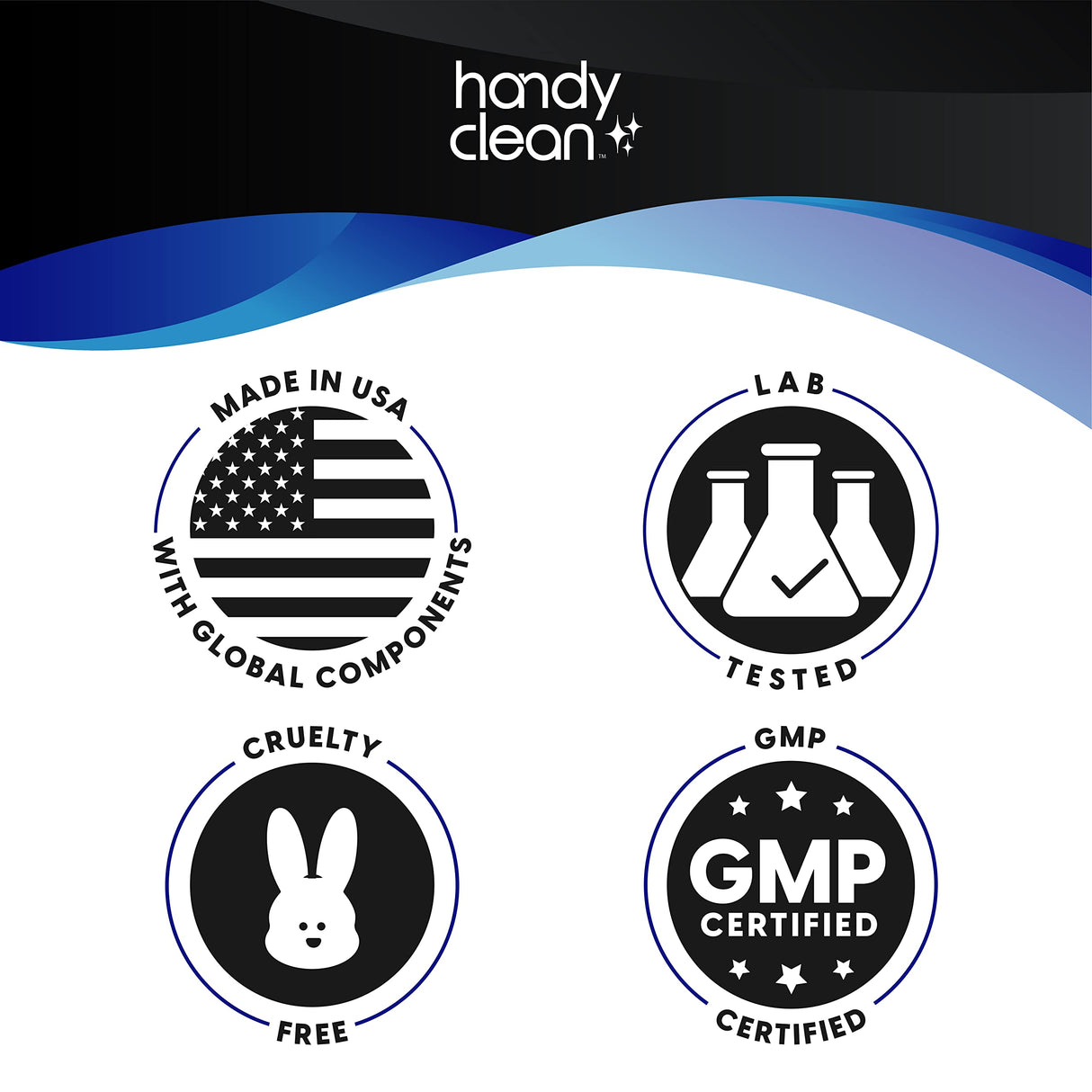 HandyClean Thermometer Cleaning Wipes, 70% Isopropyl Alcohol, Wipes for Probe Thermometer, 1000 ct of 2 x 1 inches Individually Wrapped Wipes