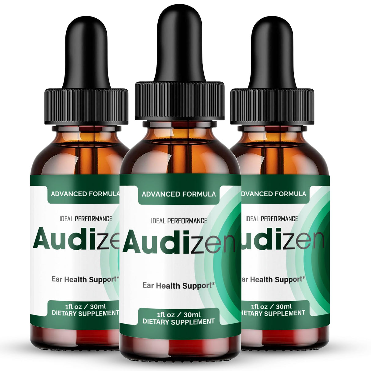 Audizen Tinnitus Drops, Official Audizen Tinnitus Relief for Ringing Ears, Advanced Ear Health Support Supplement Liquid Drops All Natural for Healthy Ringing Ear, Audi Zen Droppers Reviews (3 Pack)
