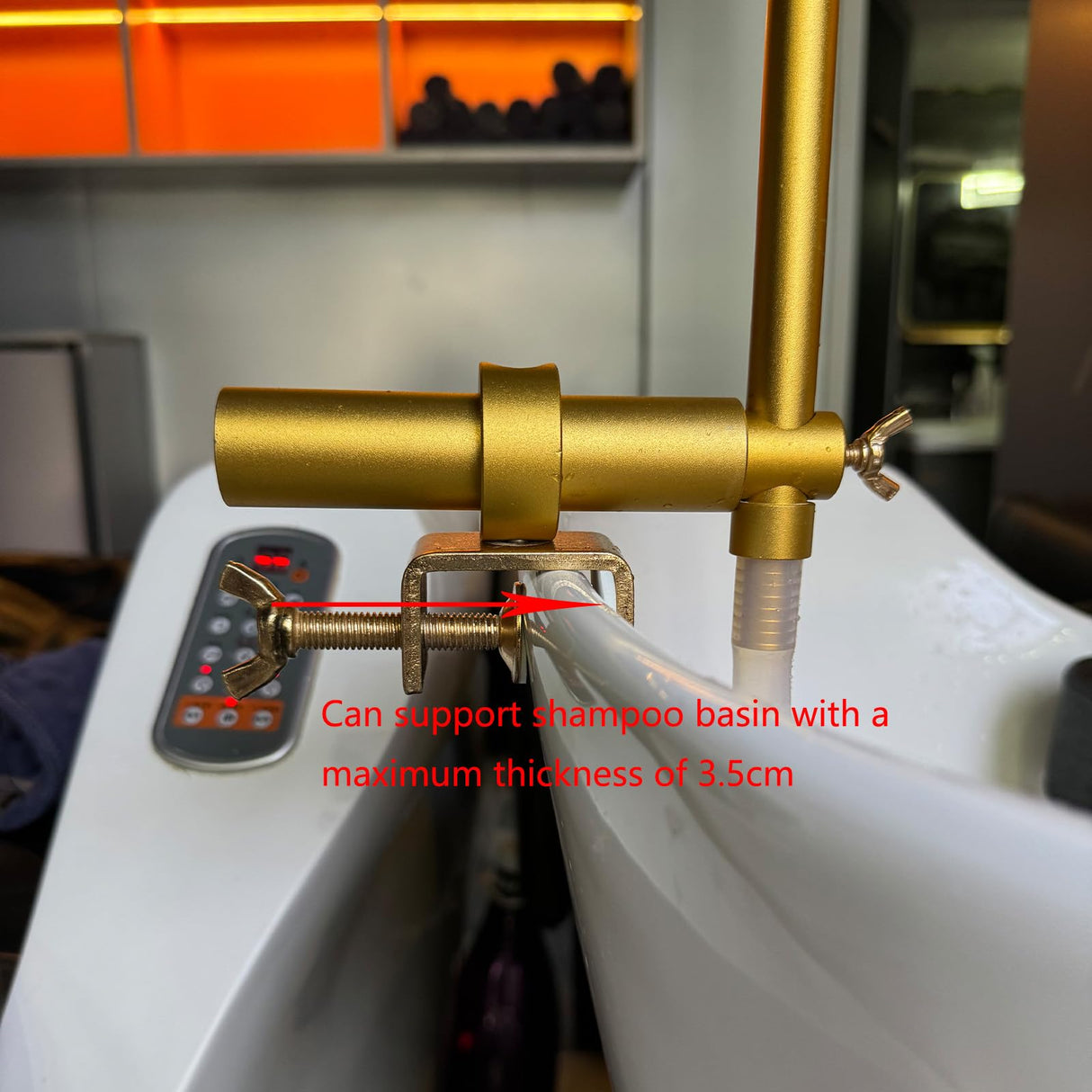 Shampoo Bowl Waterfall Head Spa Head Spa Equipment Adjustable To Fit Most Shampoo Basin Bed Massage Salon Equipment