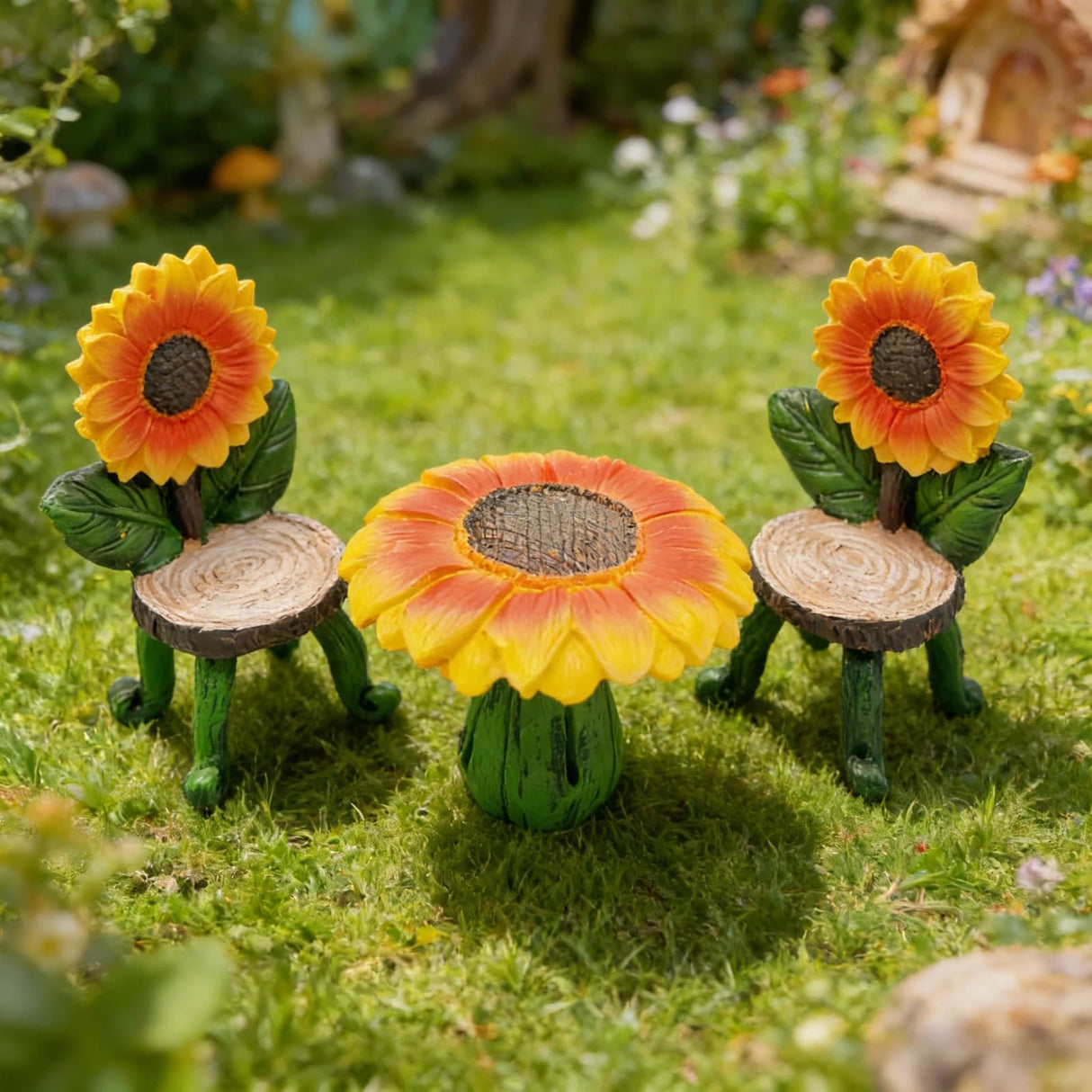 Fairy Garden Accessories,FHNQRQN,Fairy Garden Accessories Outdoor,Fairy Garden,mini Furniture,Miniature Furniture,Fairy Garden Decor,Fairy House Accessories,mini Bench,Miniature Fairy Garden 002