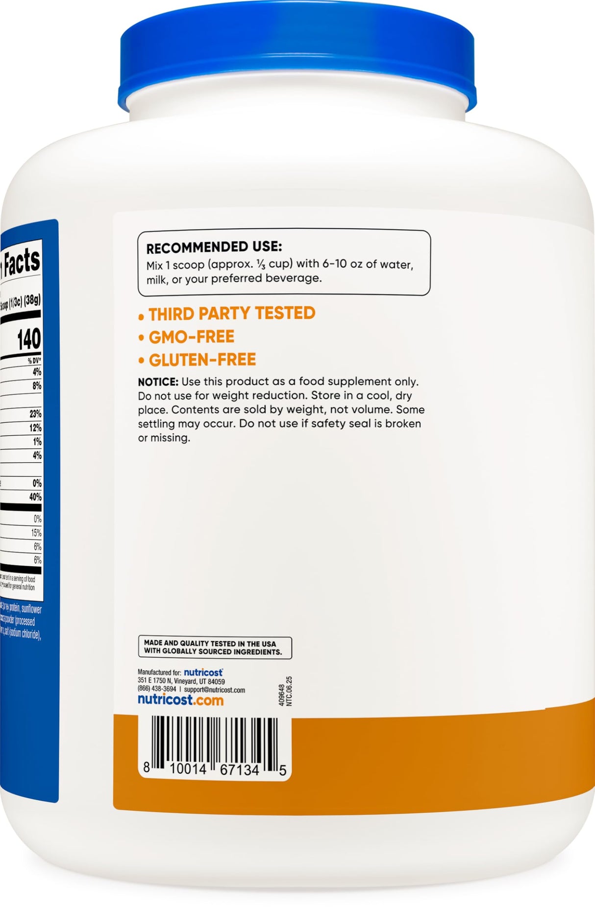 Nutricost Whey Protein Concentrate (Chocolate Peanut Butter) 5LBS - Gluten Free & Non-GMO