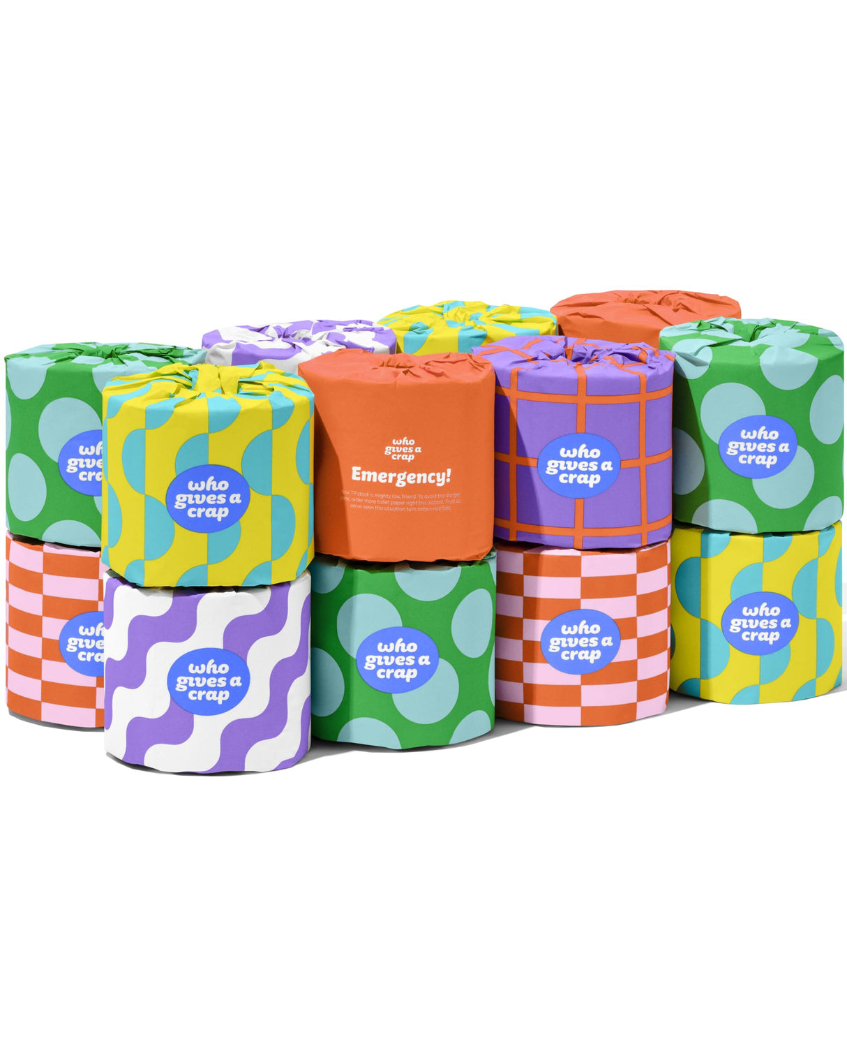Who Gives A Crap | 100% Recycled Toilet Paper, 16 Rolls, 330 Sheets, Soft & Strong, Virgin Tree Free, Bulk Toilet Paper