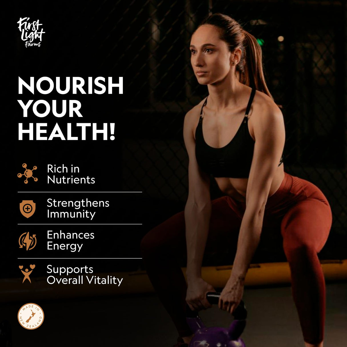 First Light Farms Freeze-Dried Wagyu Beef Organ Supplement Grass-Fed | 180 Capsules | Whole Food Nutrition with Liver, Heart, Kidney & Spleen | Beef Organ Complex, Certified Humane