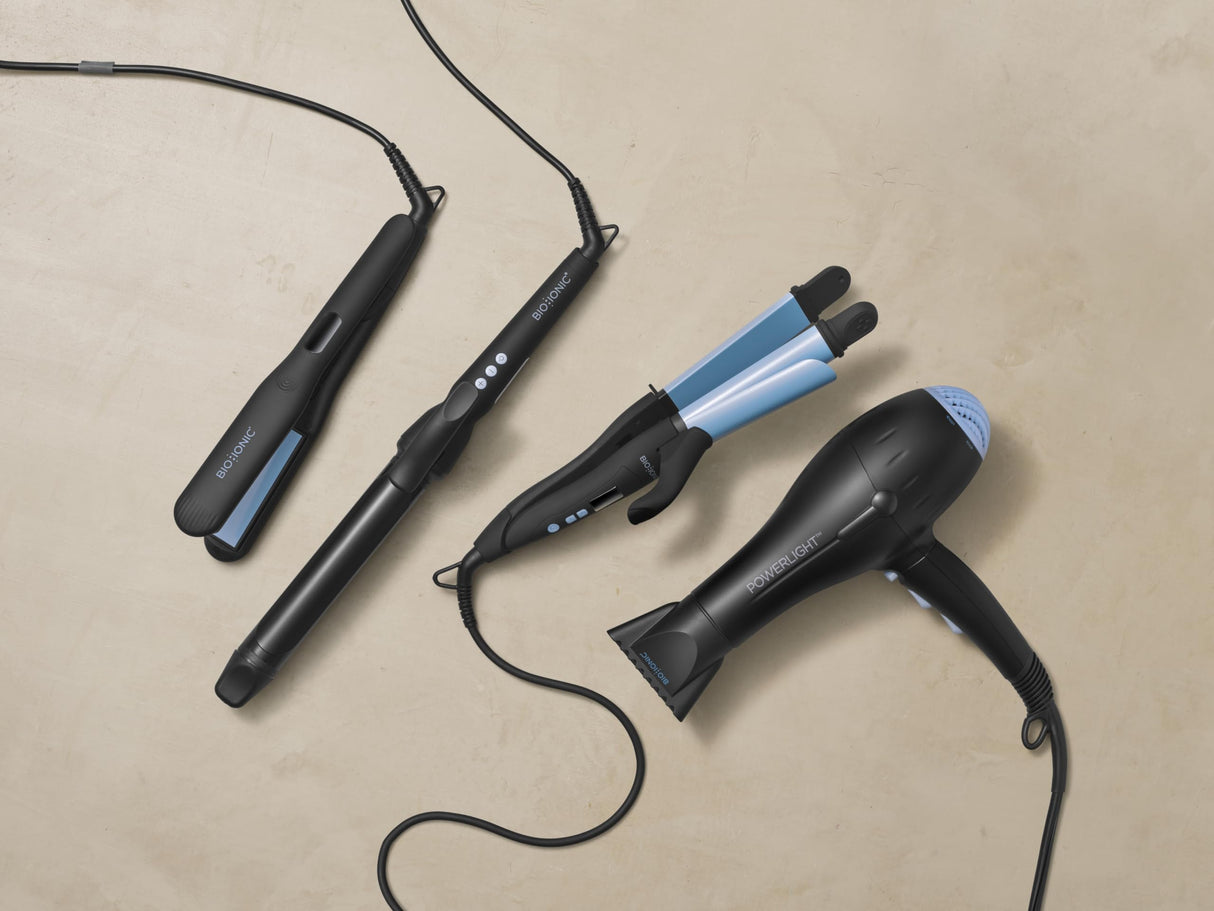 BIO IONIC Onepass Styling Iron, 1 inch, Black