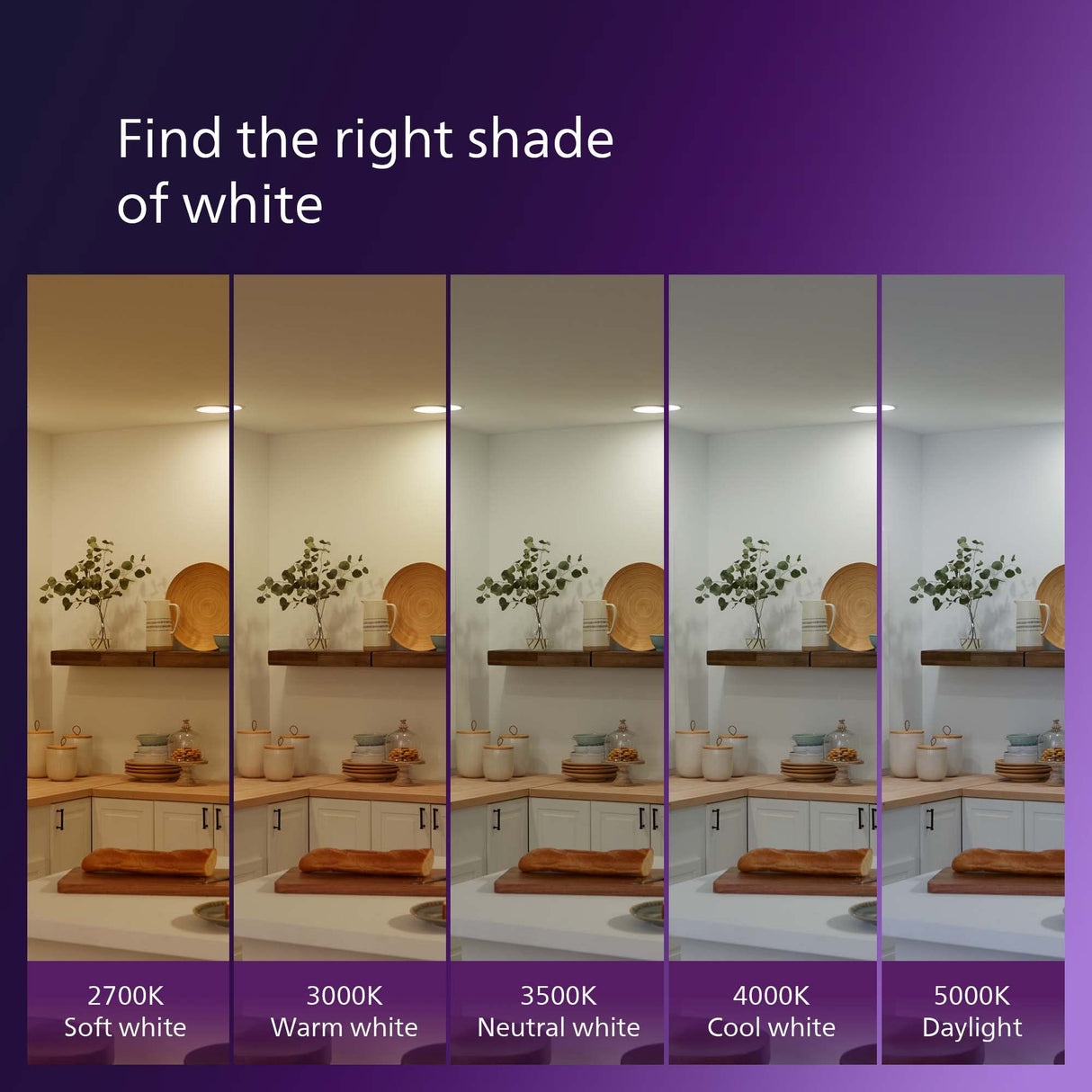 PHILIPS LED 60W A19 8-Pack Ultra Definition (2700K) 800 Lumen (8W = 60W) Dimmable Frosted Flicker-Free Light Bulbs