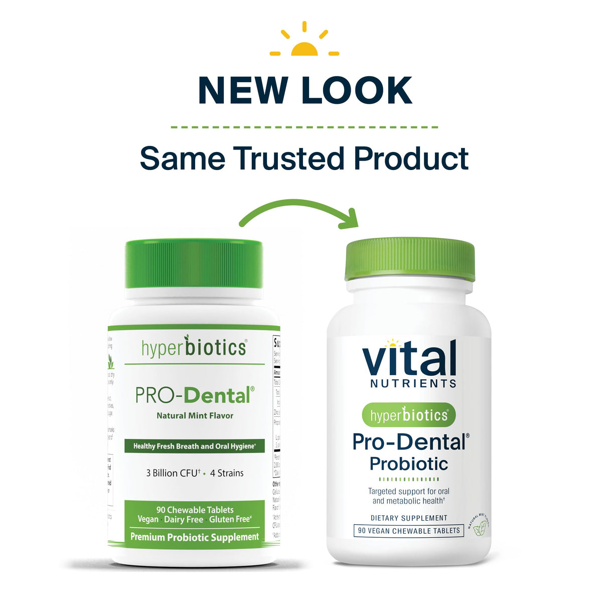 Hyperbiotics Vital Nutrients Pro Dental Probiotic | Clinically Studied BLIS K12 and M18 | Oral Probiotics for Bad Breath treatment for adults | Oral Health for teeth and gums | 90 Mint Tablets