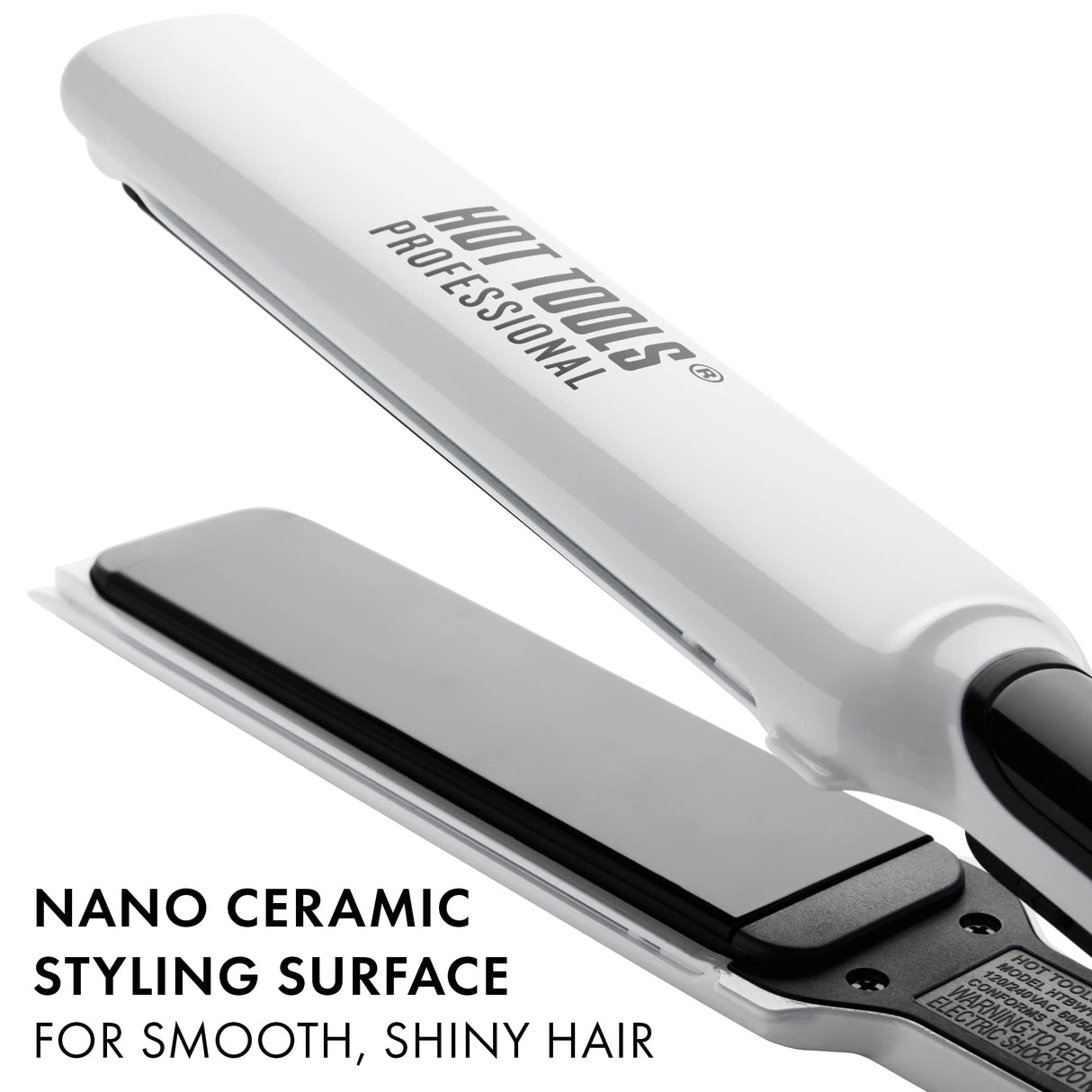 Hot Tools Pro Artist Nano Ceramic Hair Straightener | For Smooth, Straight Hair (1-1/2 in)
