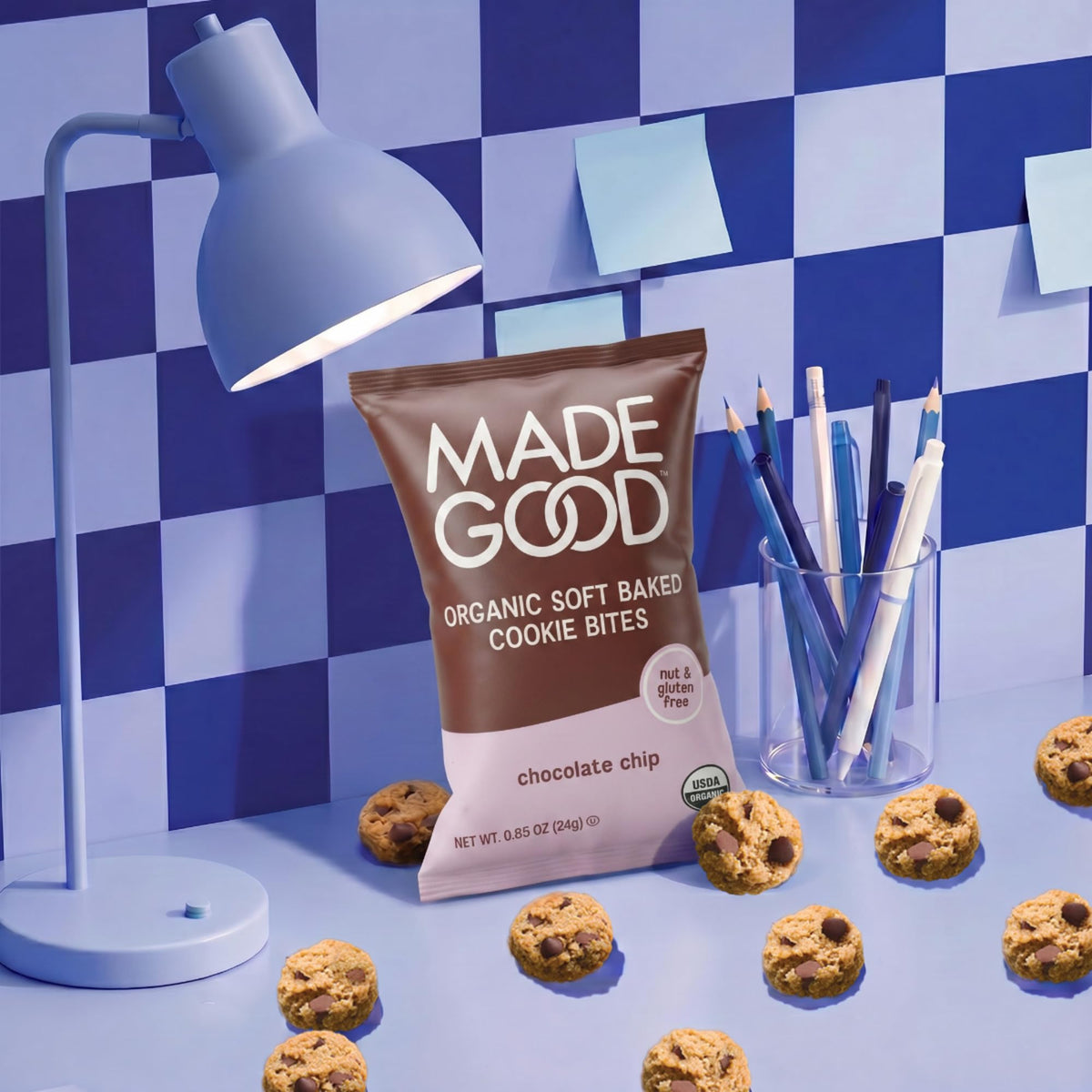 MadeGood Soft Baked Mini Chocolate Chip Cookies, 30-Pack Gluten Free