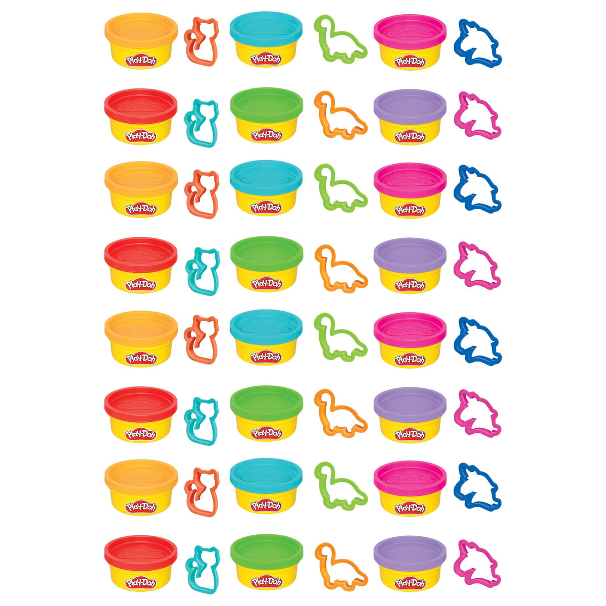 Play-Doh Party Favor Pack, Bulk 24 Pack of Modeling Compound with Cutters, Classroom Supplies for Arts & Crafts, Birthday Gifts & Prize Toys for Kids, Ages 3+ (Amazon Exclusive)