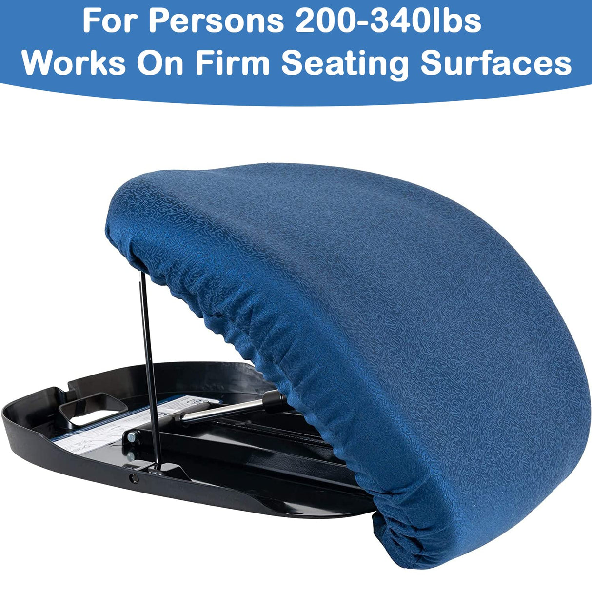 Carex Upeasy Seat Assist Plus - Chair Lift And Sofa Stand Assist - Portable Lifting Seat For Persons 200 Pounds to 340 Pounds, Provides 70% Assistance
