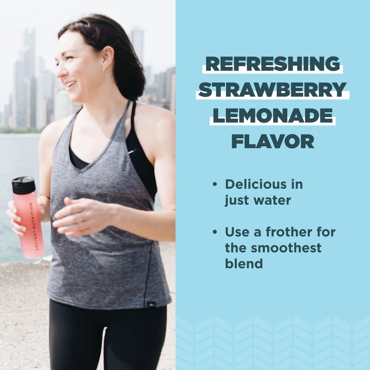 Ancient Nutrition Collagen Peptides Powder, Multi Collagen Protein, Women & Men, Vitamin C, Probiotics, Hydrolyzed Collagen, Supports Skin, Joints, Gut Health, Strawberry Lemonade, 24 Servings