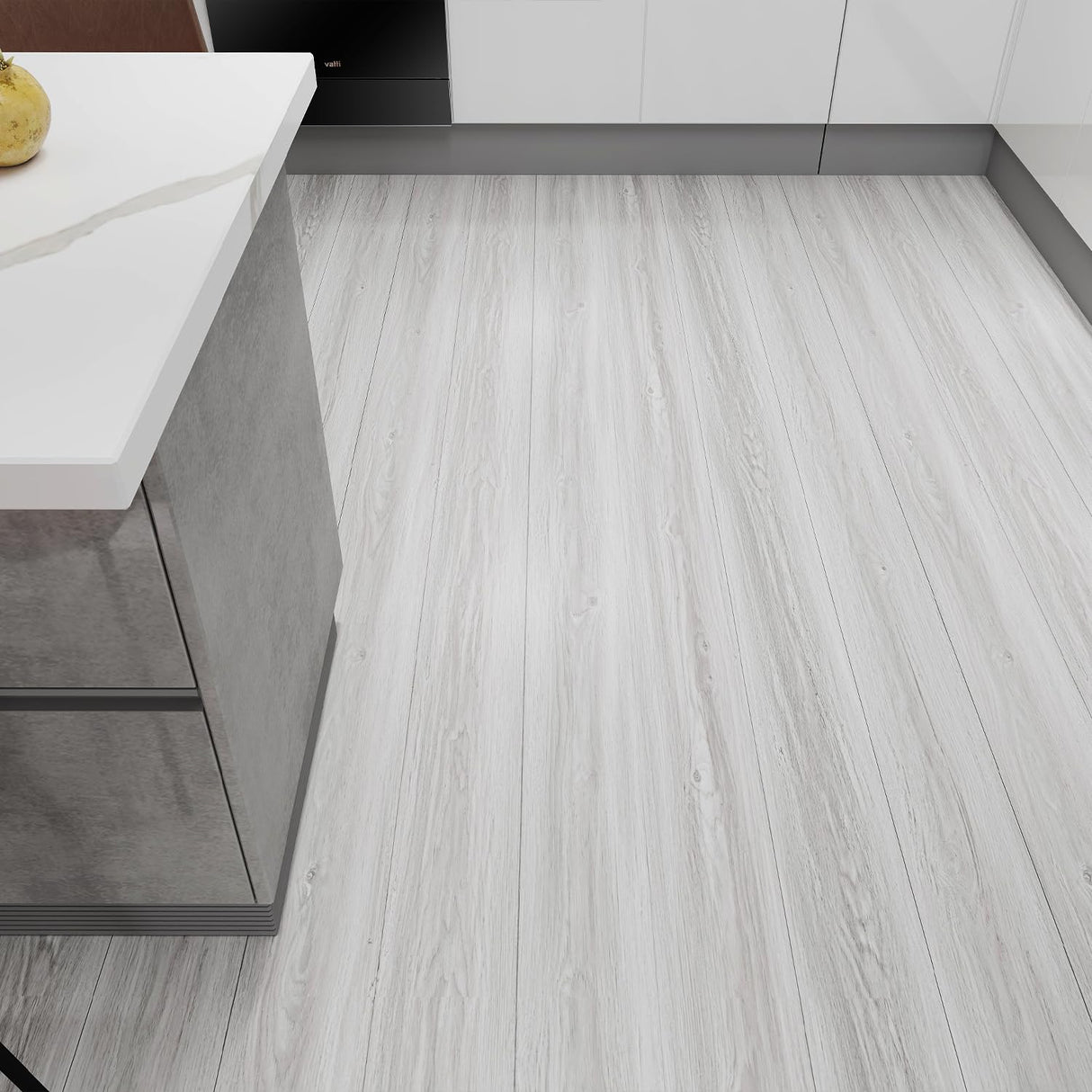 auxua Wood Grain Peel and Stick Floor Tiles – 11.8” Width, Full Roll Length of 394" – Versatile Design for Any Space, Light Color Self Adhesive Vinyl Flooring, Waterproof and Non-Slip Features