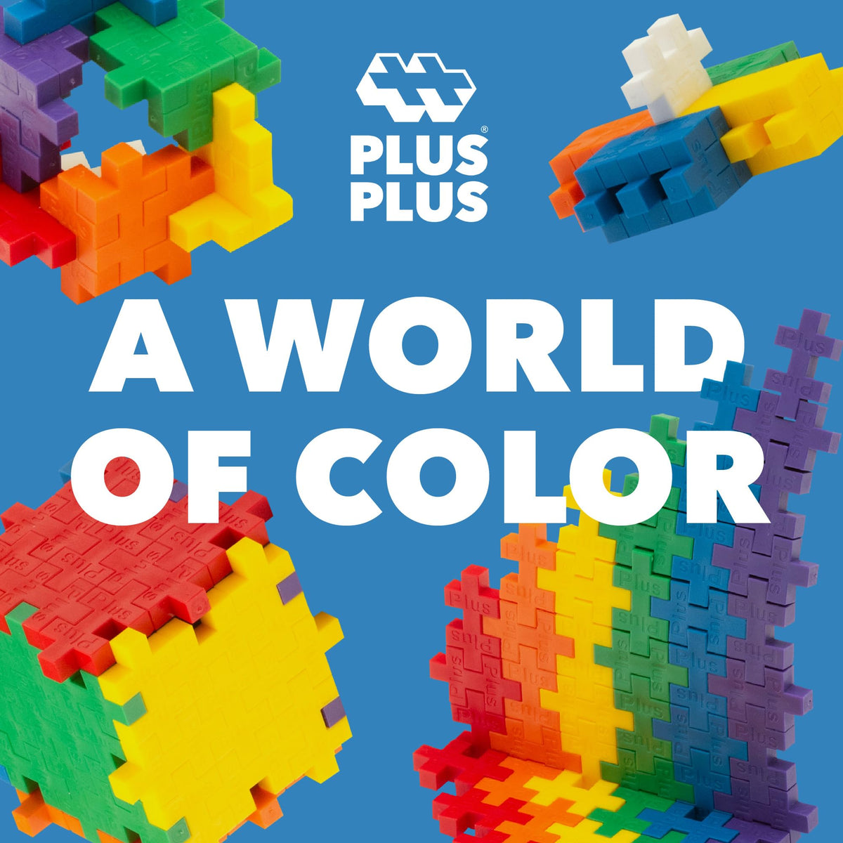 PLUS PLUS 240 Piece Basic Mix - Mini Waffle Blocks, Classroom Must Haves