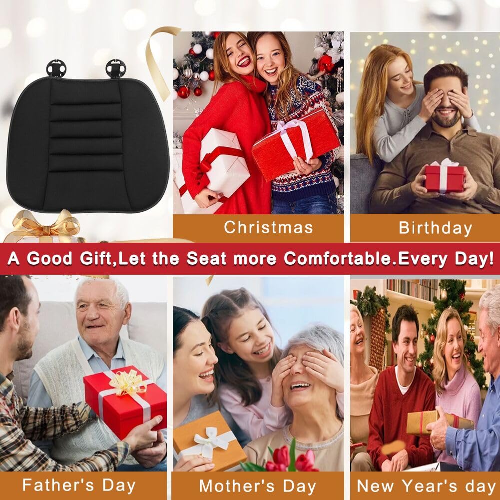 ACBAGI Car Seat Cushion Driver Seat Cushion with 1.2inch Comfort Memory Foam for Car, Office Chair and Home Chair