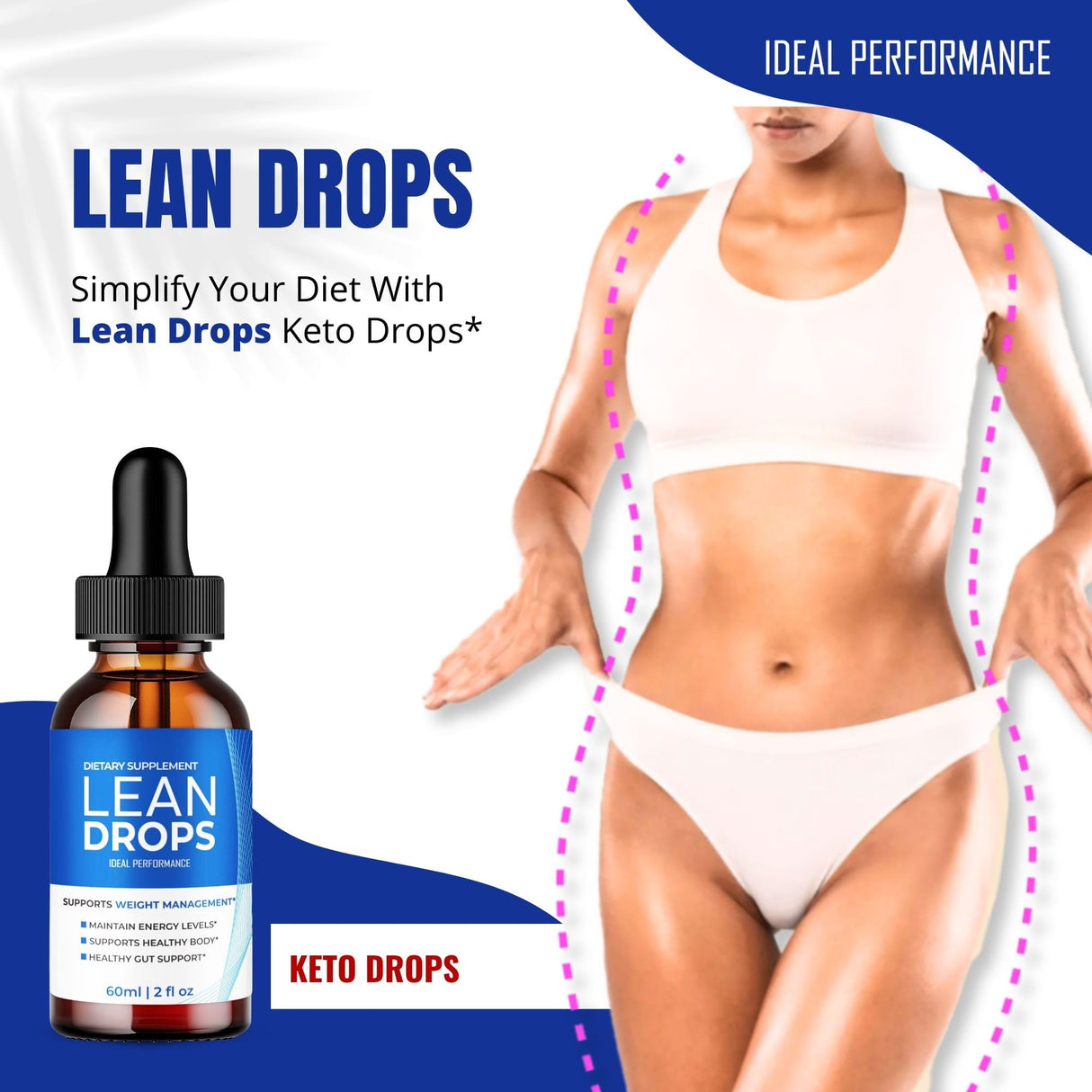 Lean Drops, Official Lean Droppers Supplement - Maximum Strength, All Natural Keto Liquid Formula to Sustain Active Lifestyle & Fitness Goals, Premium Lean Drops Advanced Reviews (2 Pack)
