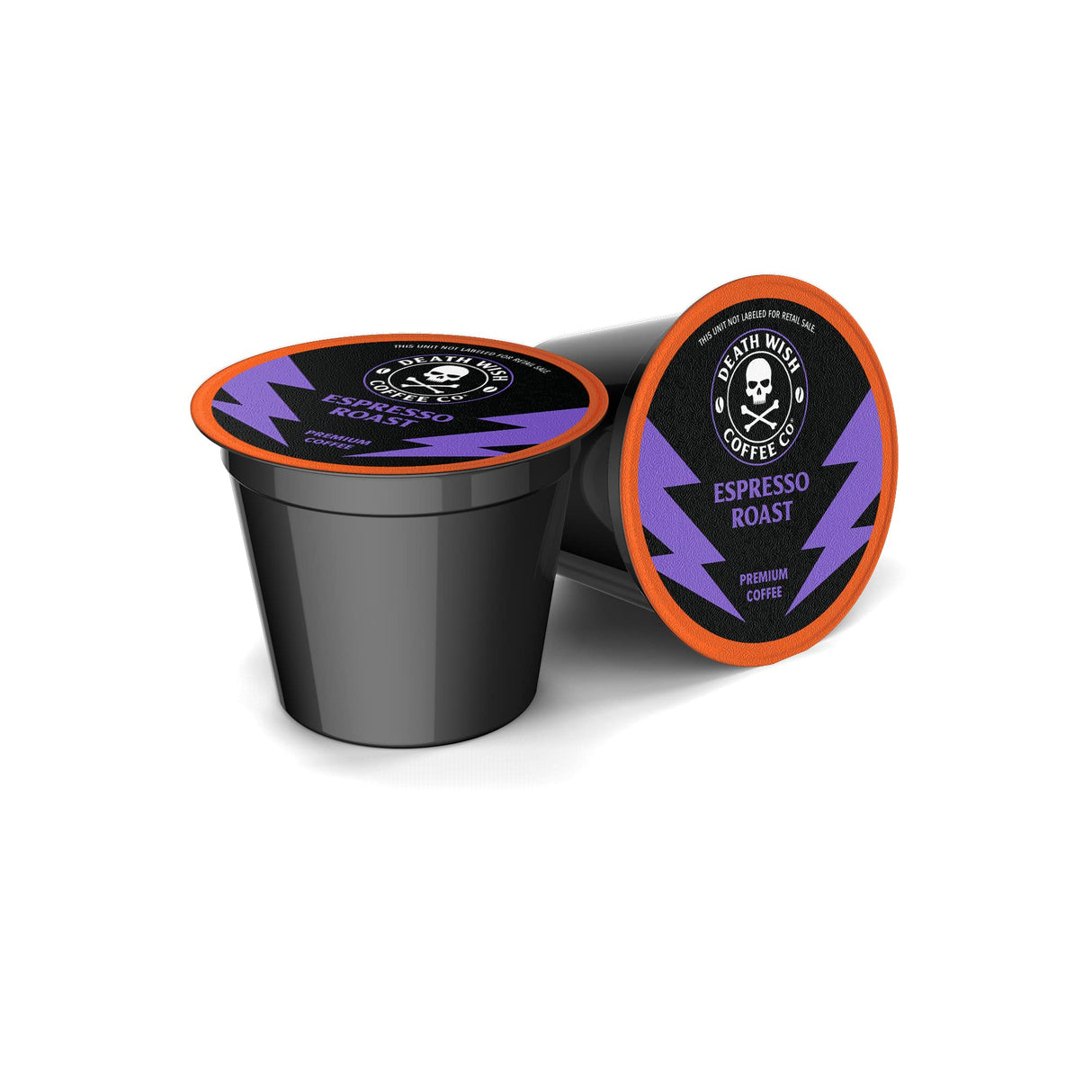 Death Wish Coffee - Single Serve Pods - Dark Roast Coffee Pods - Made with USDA Certified Organic (Espresso Roast, 100 Count)
