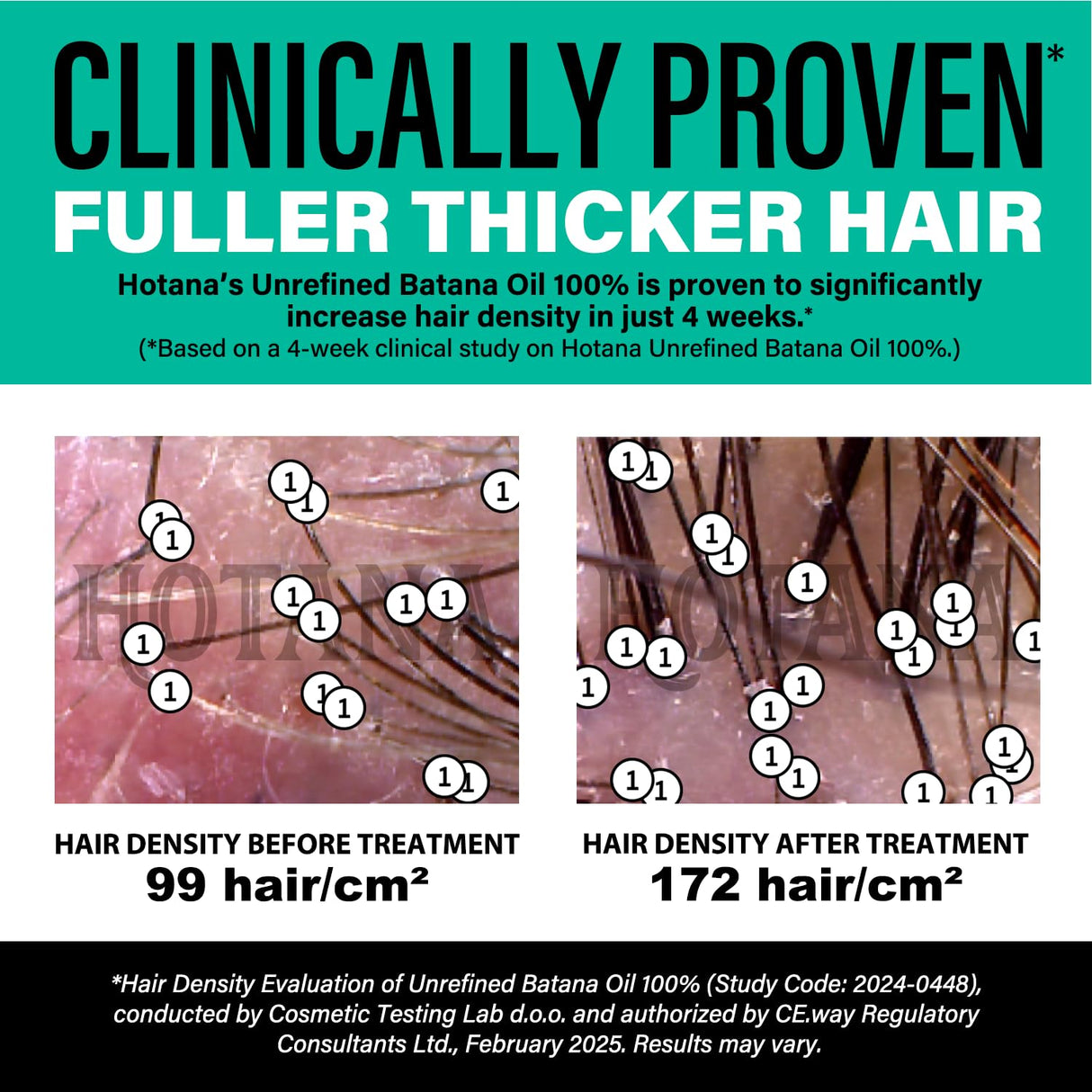 Unrefined Batana Oil for Hair Growth - Authentic & Organic Dr Sebi Batana Hair Mask from Honduras - Natural Hair Growth Oil - 4 Ounce Jar