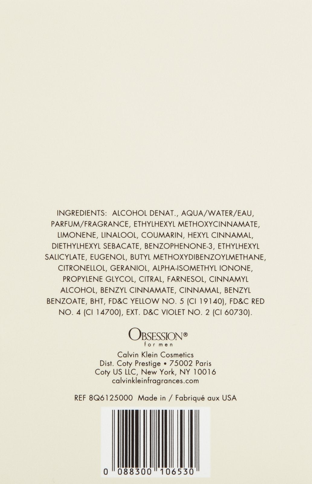 Calvin Klein Obsession After Shave for Men With Notes of Bergamot, Lavender, Sage, Musk & Sandalwood 4.2 fl oz