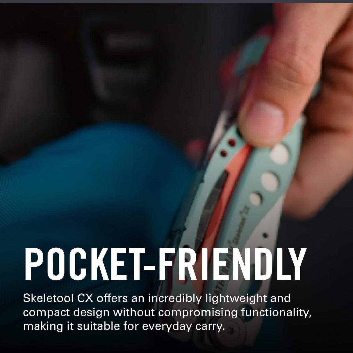 LEATHERMAN, Skeletool CX, 7-in-1 Lightweight, Minimalist Multi-Tool for Everyday Carry (EDC), Home, Garden & Outdoors, Onyx