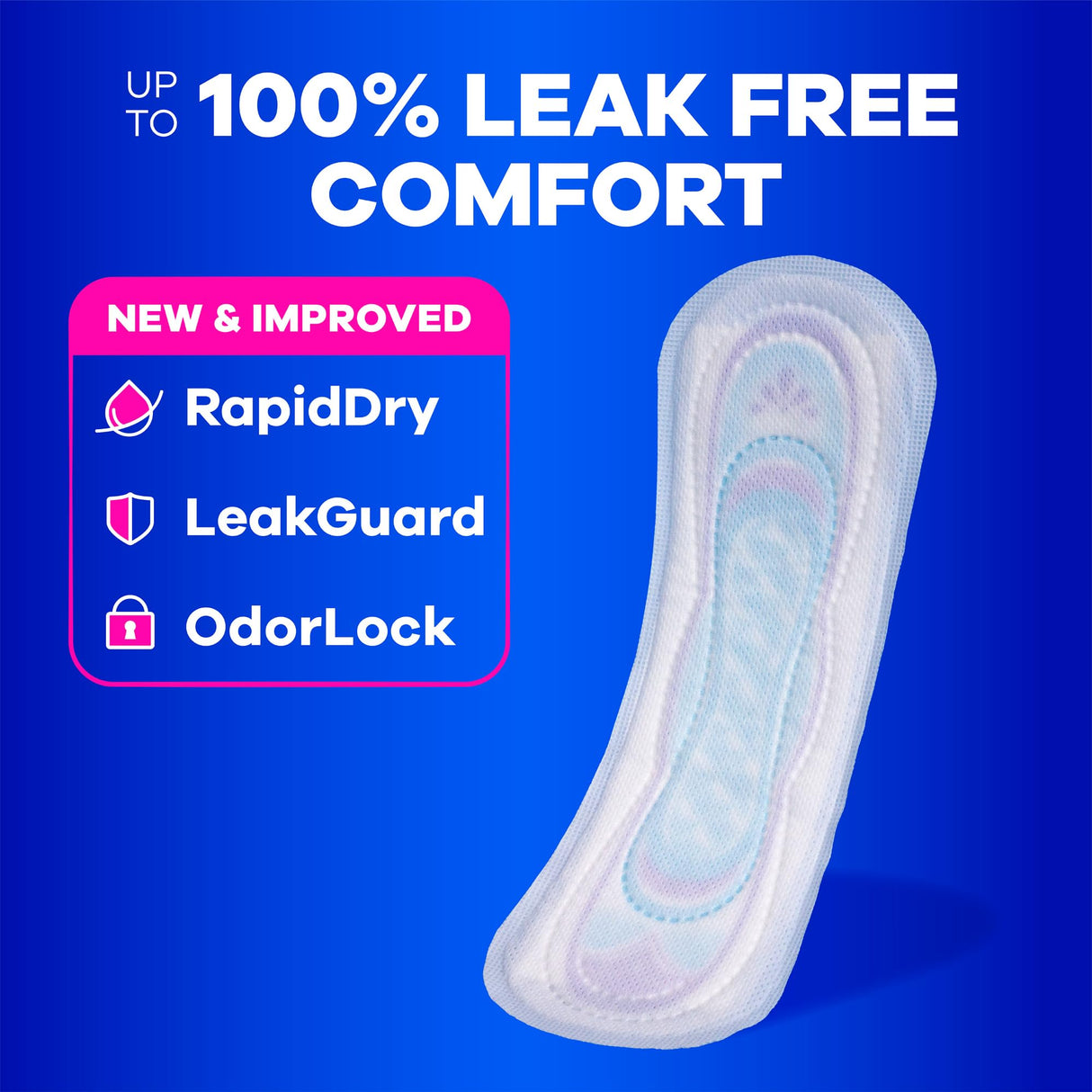 Always Ultra Thin Feminine Pads without Wings for Women, Size 2, Long Super Absorbency, Unscented, 40 Count x 3 Pack (120 Count total) (Packaging May Vary)