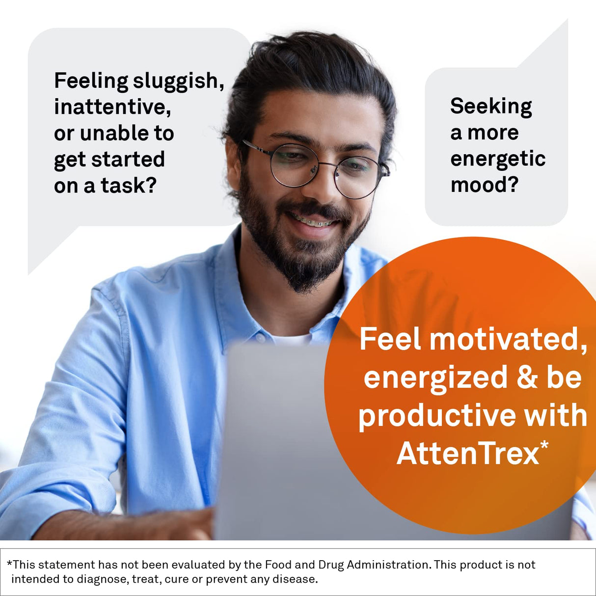 NeuroScience Brain Energy & Focus Supplement for Adults, Teens & Children - AttenTrex - Support Brain Health & Optimal Attention - Tackle Assignments & To-Do Lists - Berry Flavor (60 Chewable Tablets)