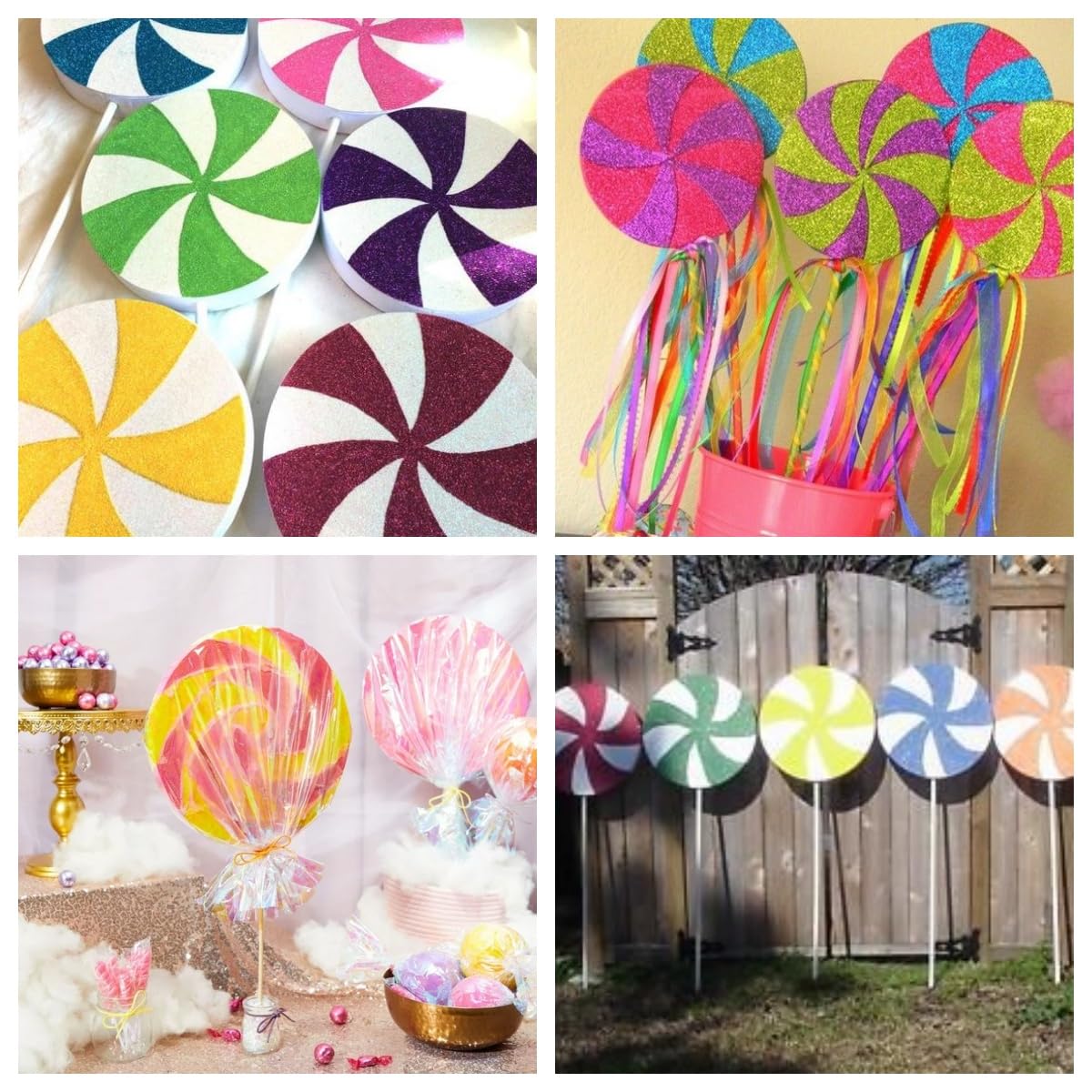 Crafare 8 Inch Foam Circles for Crafts 12pcs Round Foam Discs 1 Inch Thick for Cake DIY Projects Wedding Holiday Christmas Crafts Making and School Modeling