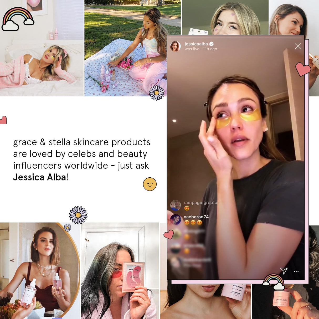 grace & stella Award Winning Under Eye Brightener Roller - Airplane Travel Essentials - Retinol & Caffeine Eye Serum for Puffiness, Dark Circles, Wrinkles - Vegan Skincare (15ml / 0.51floz)